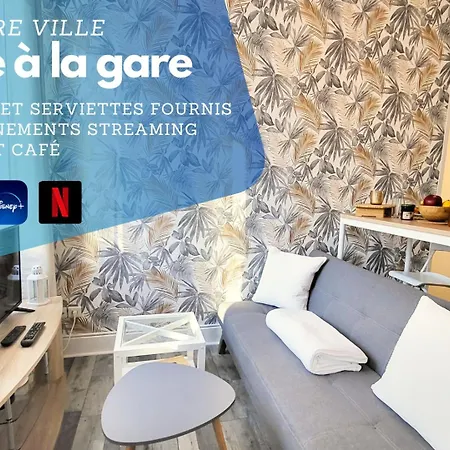 Cosy - En Face De La Gare, Au Centre Apartment *